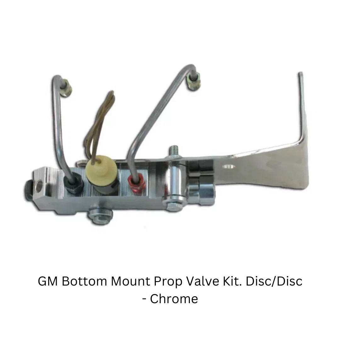 GM Bottom Mount Prop Valve Kit. Disc_Disc - Chrome PV4CK-2BM
